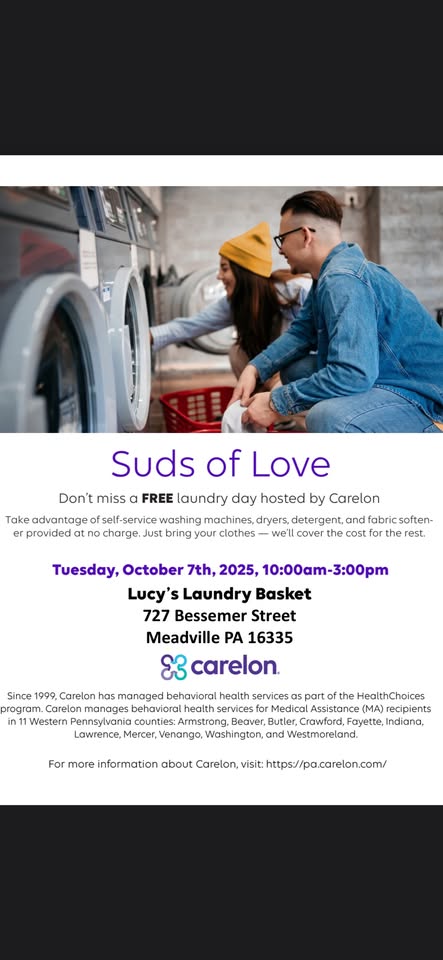 Suds of Love – Free Laundry Day