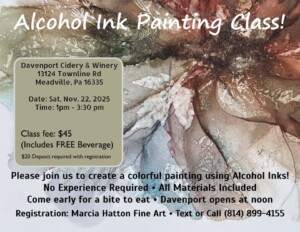 Alcohol Ink Painting Class