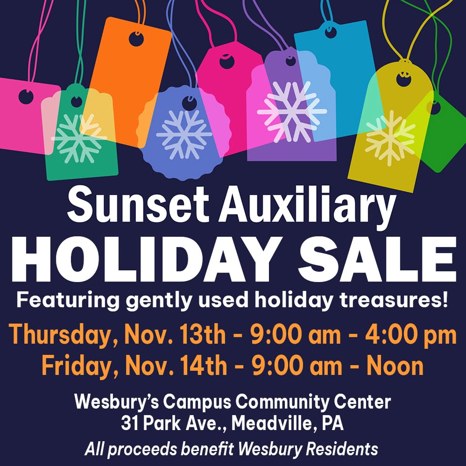 Westbury Sunset Auxiliary Holiday Sale