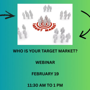 Who is Your Target Market? Webinar
