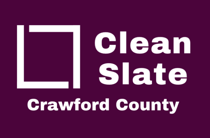 Connect with Crawford Clean Slate at the Library