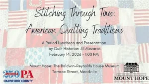 “Stitching Through Time: American Quilting Traditions" - Luncheon