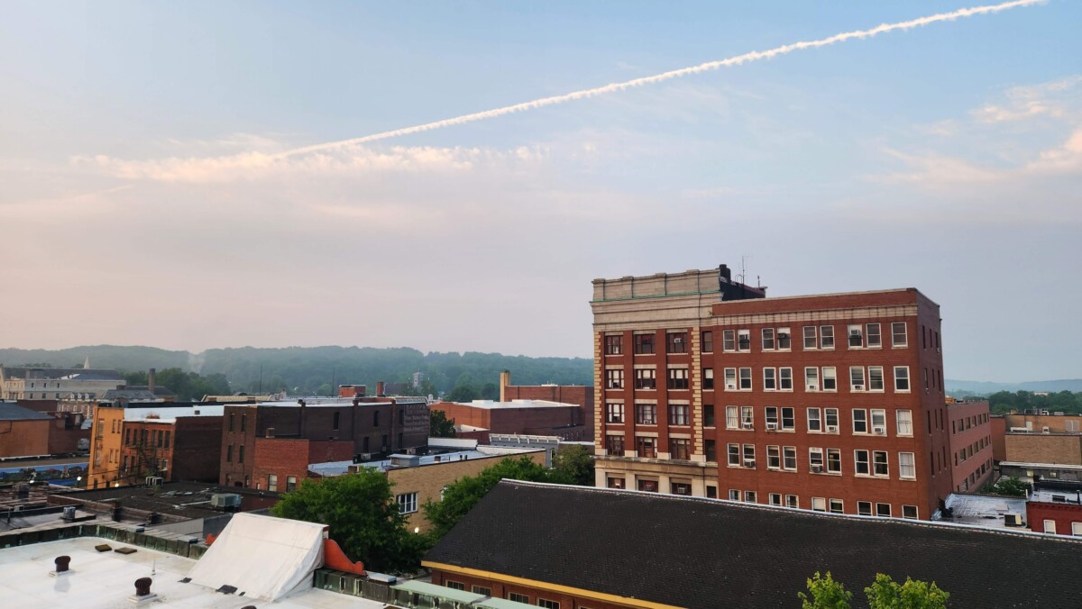 overhead shot of meadville