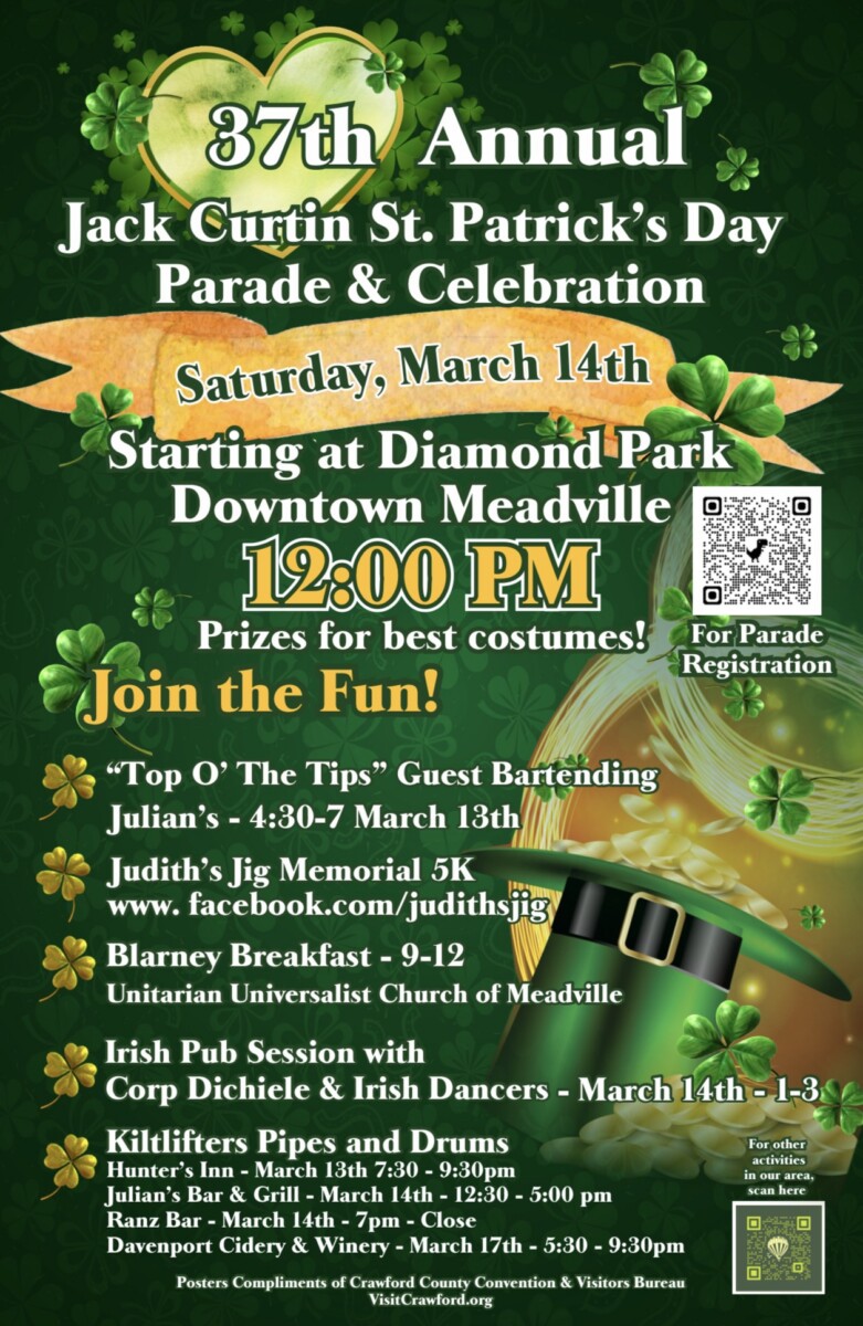 2026 Jack Curtin St. Patrick’s Day Parade