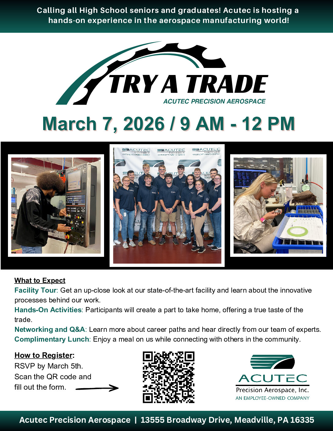 Try a Trade with Acutec Precision Aerospace