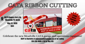 Ribbon Cutting @ CATA's New Garage