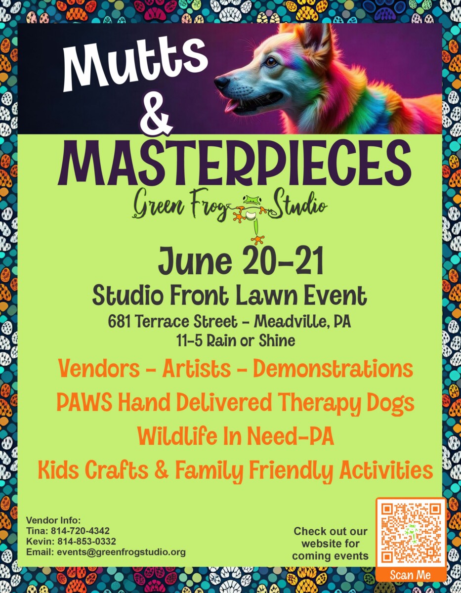 Mutts & Masterpieces – Green Frog Studio