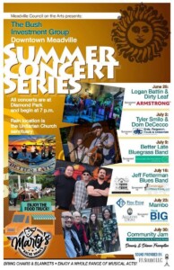 Meadville Council on the Arts: Downtown Meadville Summer Concert Series