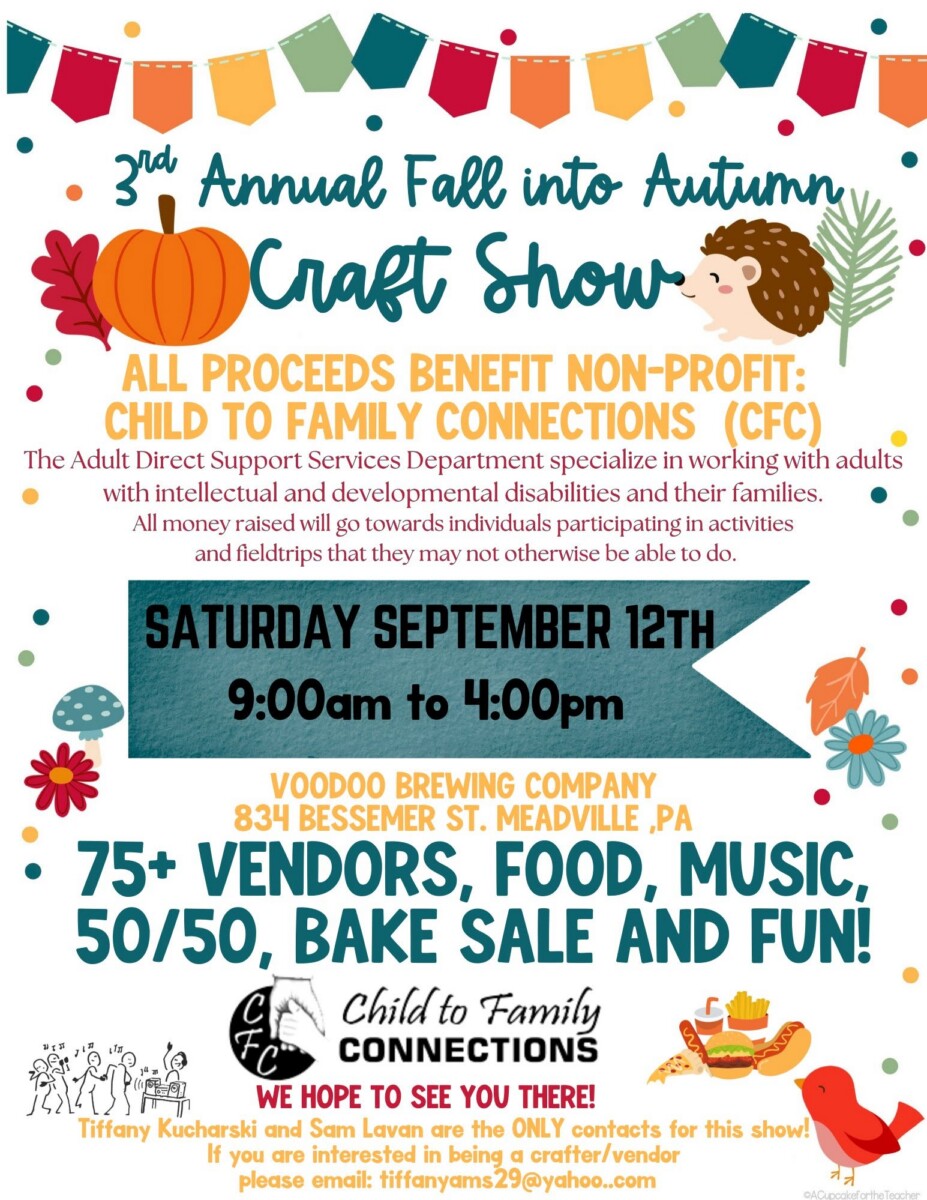 3rd Annual Fall into Autumn Craft Show