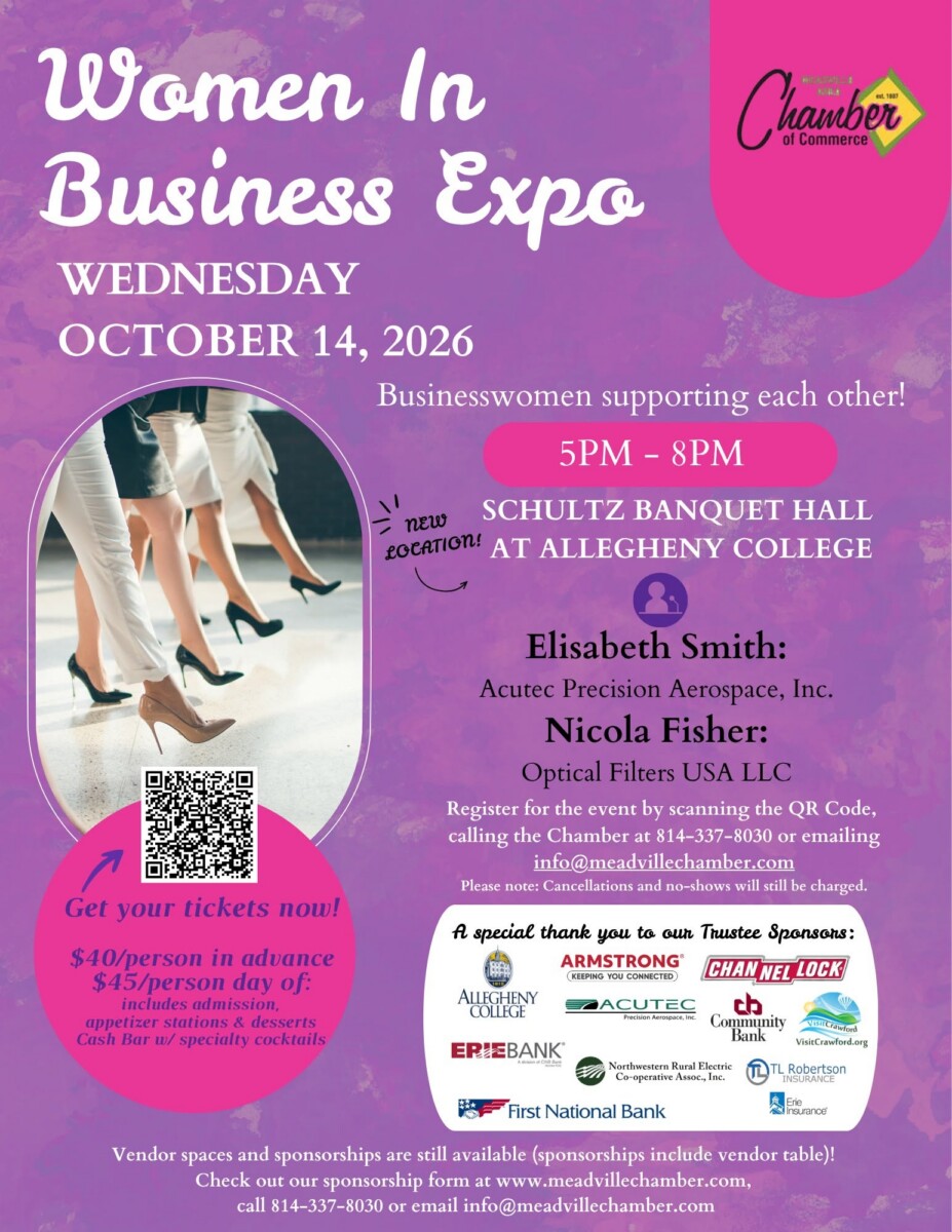 Meadville Chamber’s Women in Business Expo